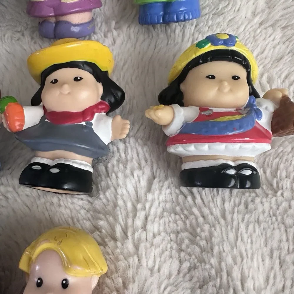 Fisher Price Little People Vintage Chunky Lot Of 13 Figure Toy 2000s